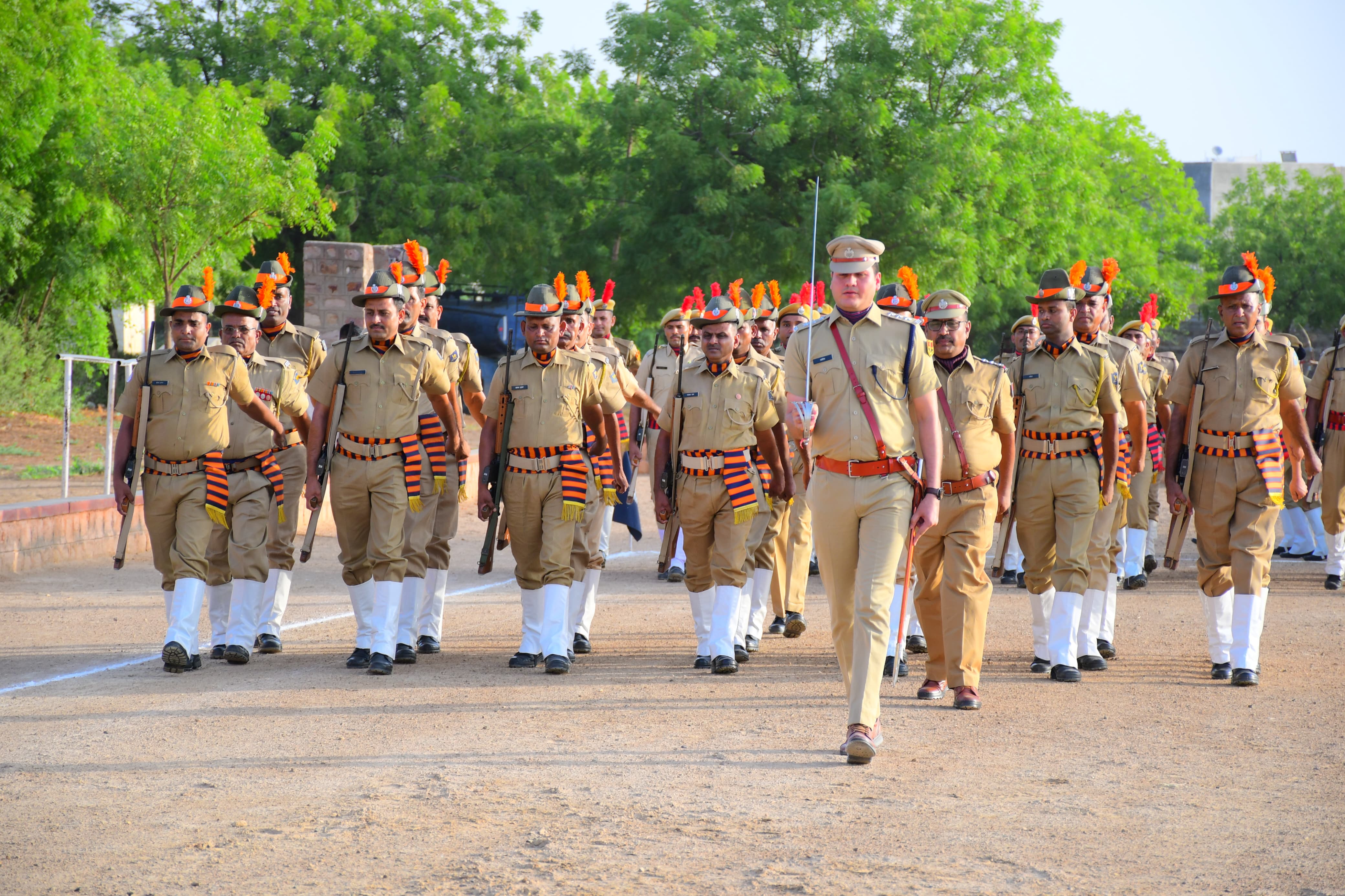 भव्य पुलिस दिवस परेड का आयोजन