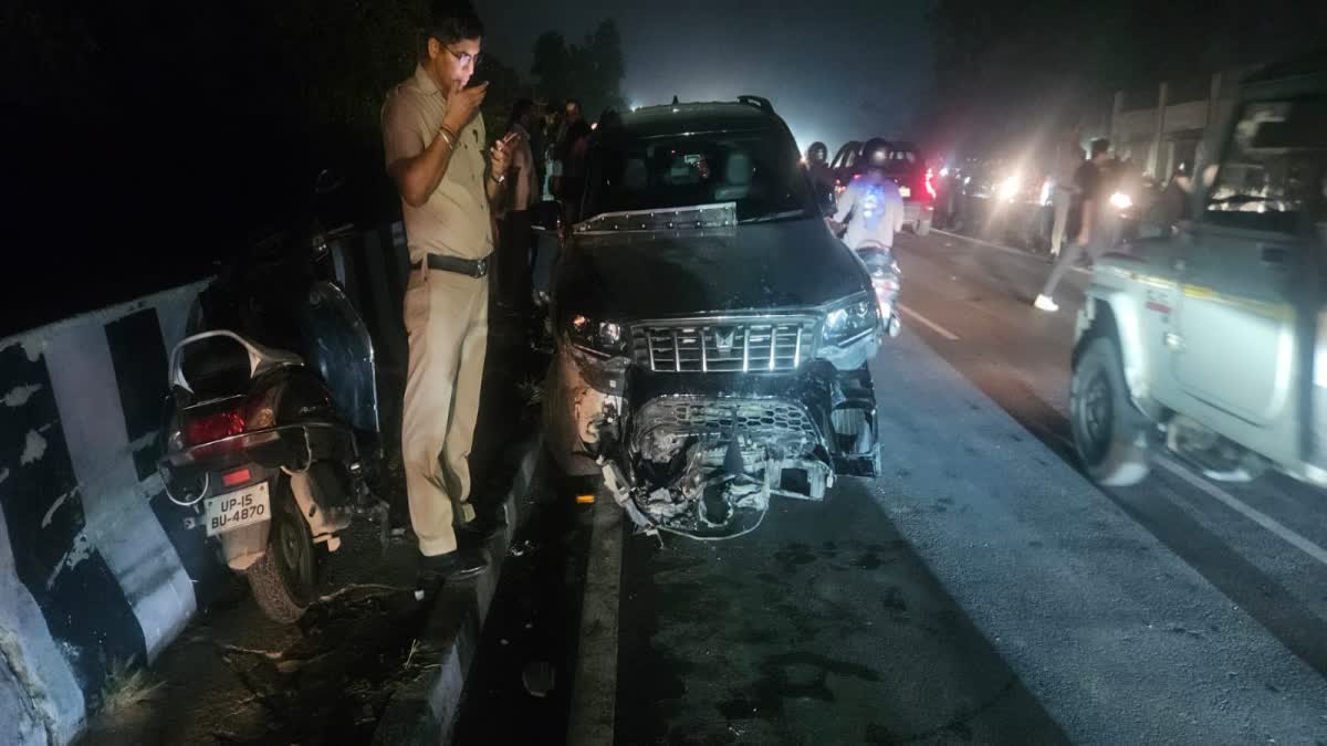 HIGH SPEED SCORPIO COLLISION