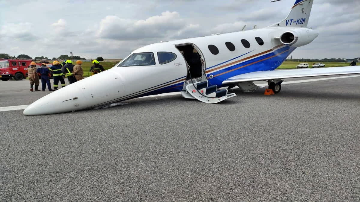 Bengaluru: Aircraft makes emergency landing at HAL airport after glitch with nose landing gear