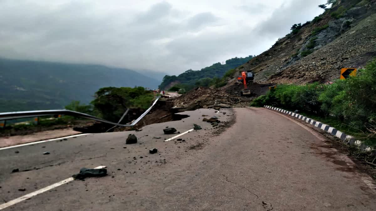 Kalka-Shimla NH-5 Restored in Solan.