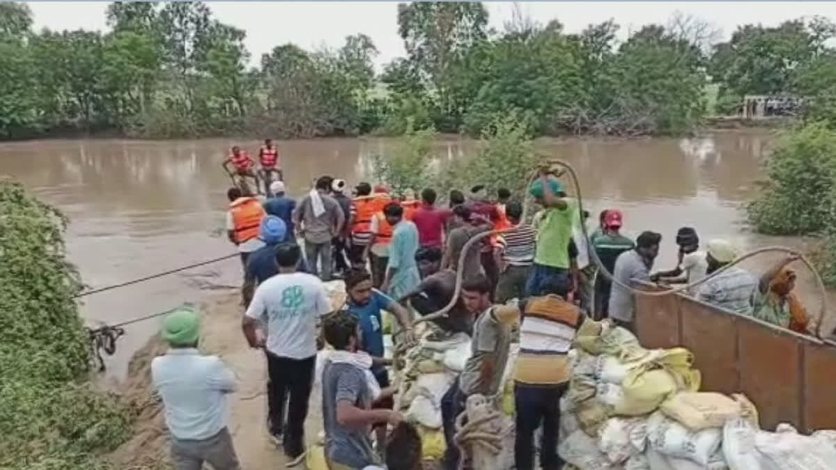 Relief work continues for flood protection in Sangrur