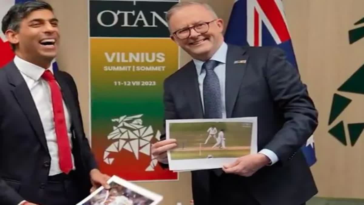 "Did not bring my sandpaper...": UK, Australia PMs take hilarious jab at rival Ashes teams