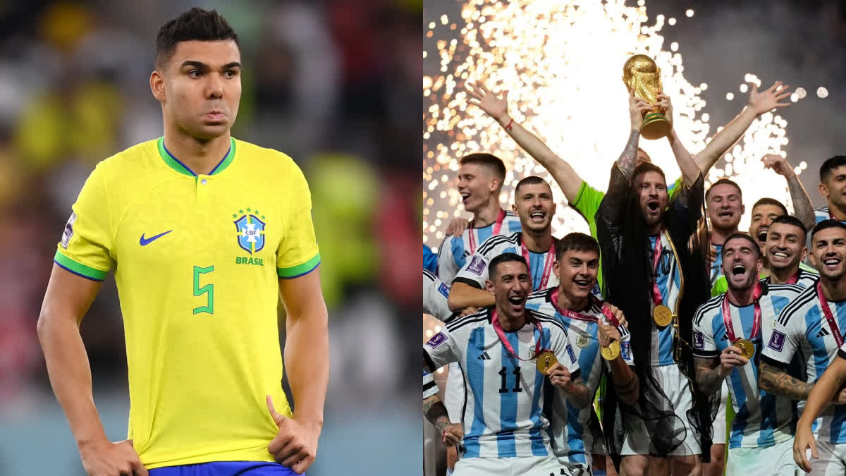 casamiro on argentina s world cup win  casamiro  Qatar world cup  Lisandro Martinez  lionel messi  neymar  കാസെമിറോ  ഖത്തര്‍ ലോകകപ്പ്  ബ്രസീല്‍  ലിസാന്ദ്രോ മാർട്ടിനെസ്  ലയണല്‍ മെസി