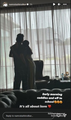 Mahesh Babu's early morning cuddles with daughter Sitara is 'all about love'