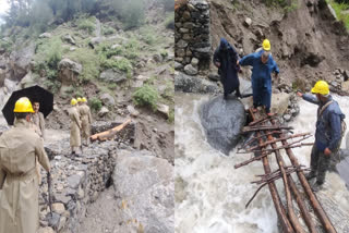 Flash Flood in Himachal ETV BHARAT