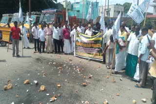 farmers protest