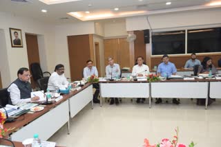 cm meeting of NITI Aayog team