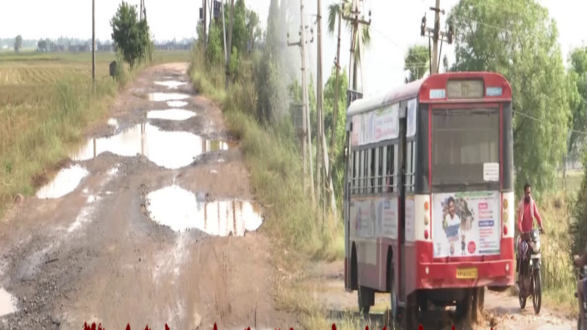 YSRCP GOVT NEGLECT ON RURAL ROADS