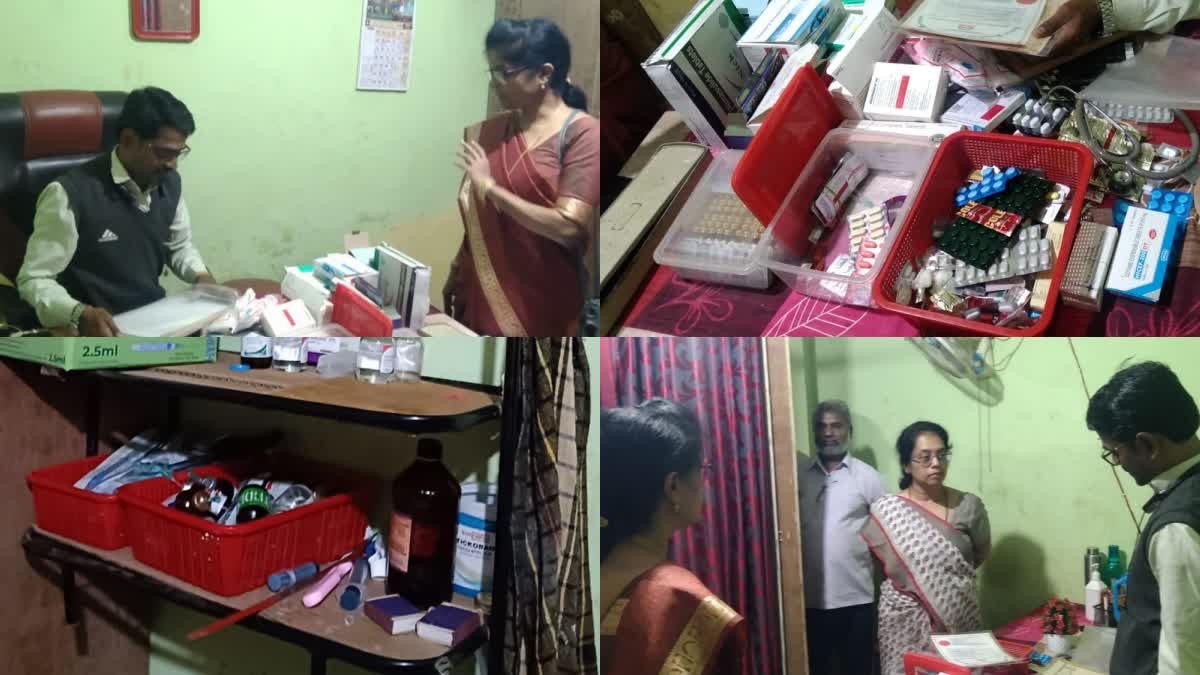 FIR against fake doctor  DHO  clinic seized  Dharwad
