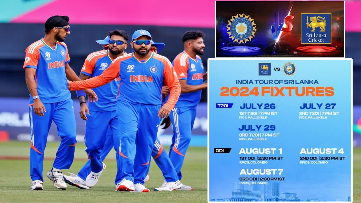 INDIA TOUR OF SRI LANKA SCHEDULE