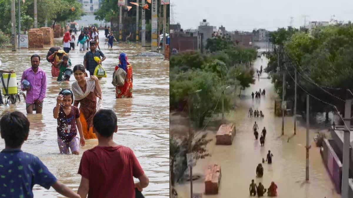 DELHI BAWANA FLOOD