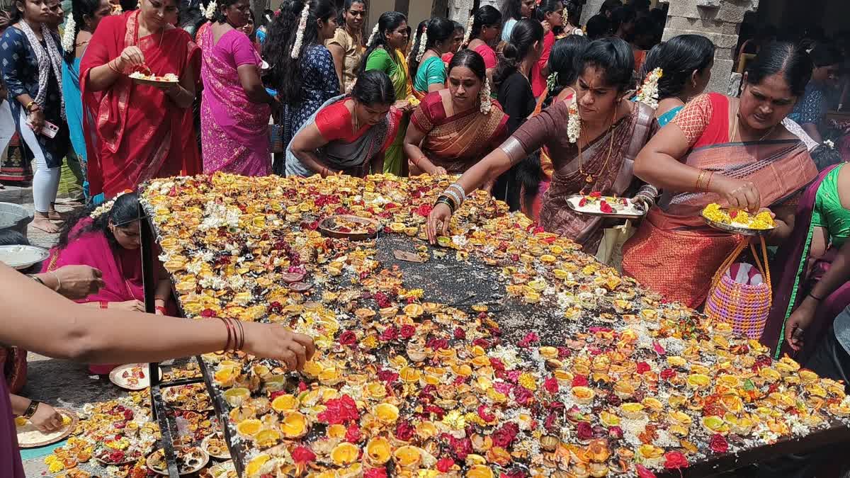 Ashadha Friday celebration in Chamarajeshwara Temple Chamarajanagara