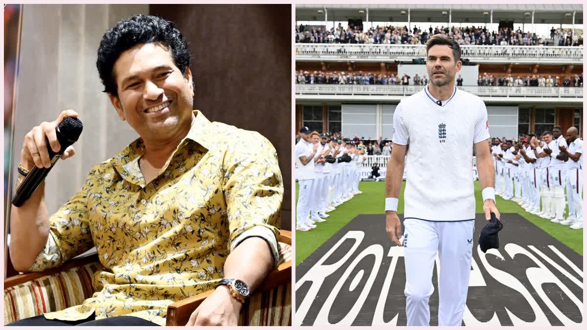 sachin tendulkar and james anderson