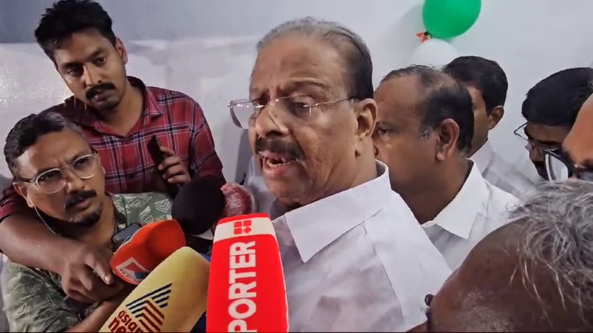 KPCC PRESIDENT K SUDHAKARAN  VIZHINJA PORT INAUGURATION  CM PINARAYI VIJAYAN  K SUDHAKARAN REACTS TO INAUGURATION