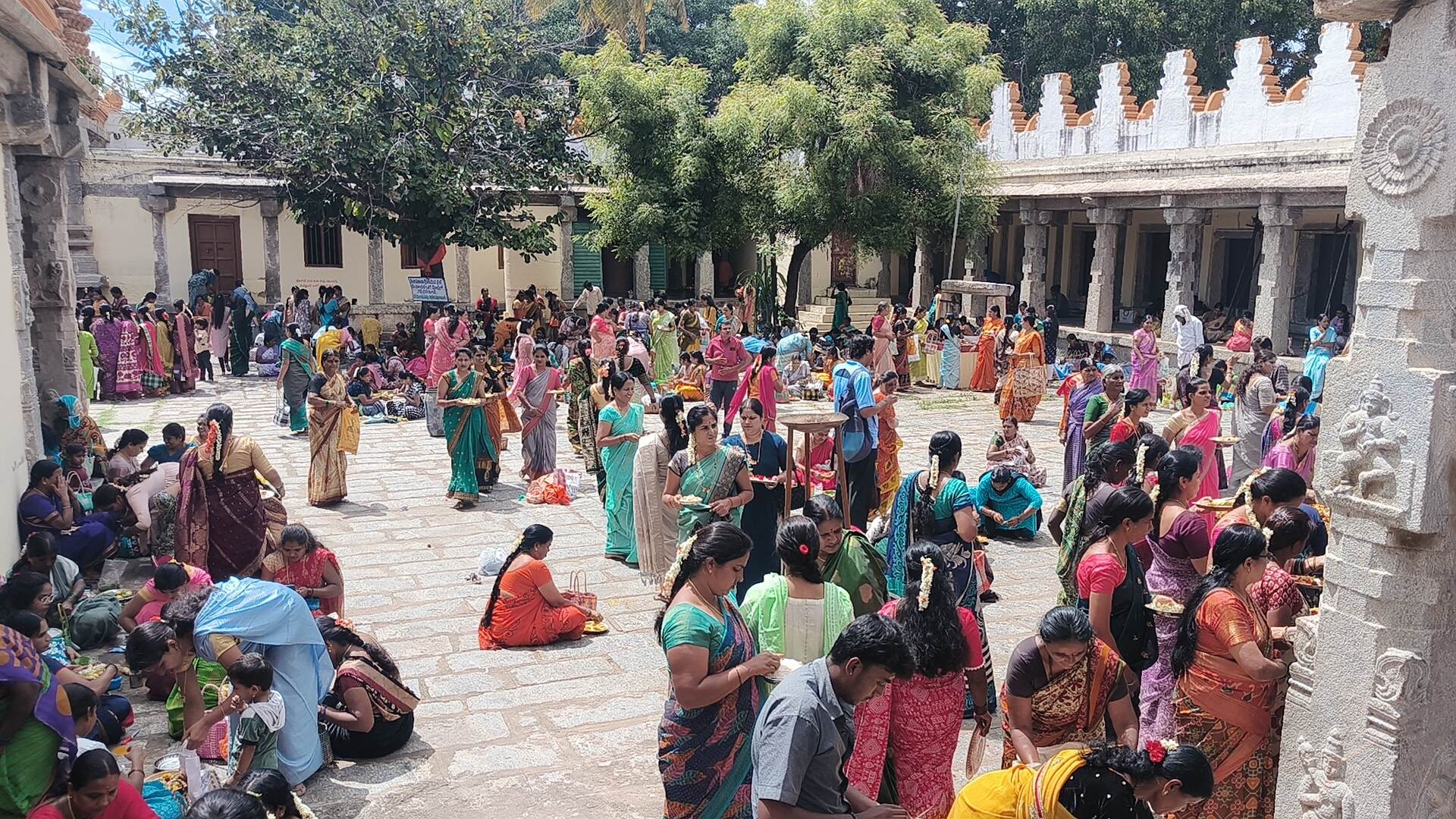 Ashadha Friday celebration in Chamarajeshwara Temple Chamarajanagara