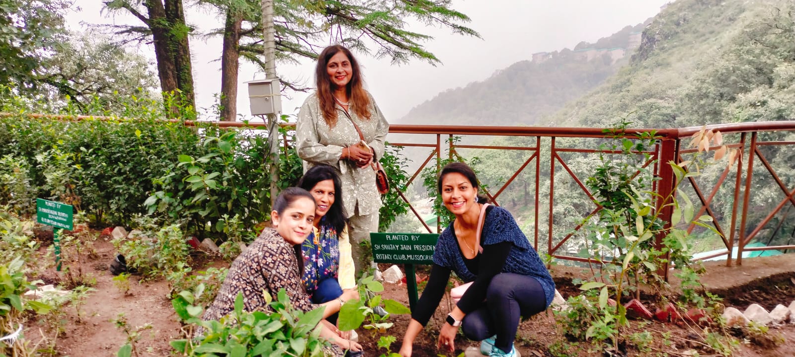 ITBP Personal Planted Saplings in Mussoorie