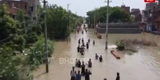 Water enters homes, floods streets in Bawana of Delhi
