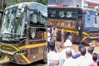 NAVAKERALA BUS  GARUDA PREMIUM BUS  നവകേരള ബസ്  നവകേരള ബസ് സര്‍വീസ്