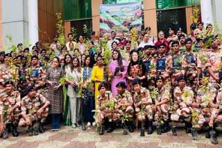 ITBP Personal Planted Saplings in Mussoorie