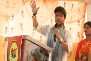 JYOTIRADITYA SCINDIA IN ACTION MODE