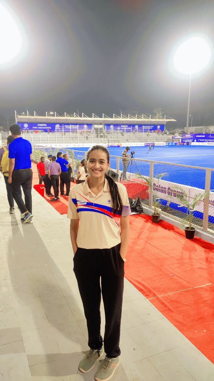 Sayeeda Anjum Shaikh Official Selection in Hockey India West Zone