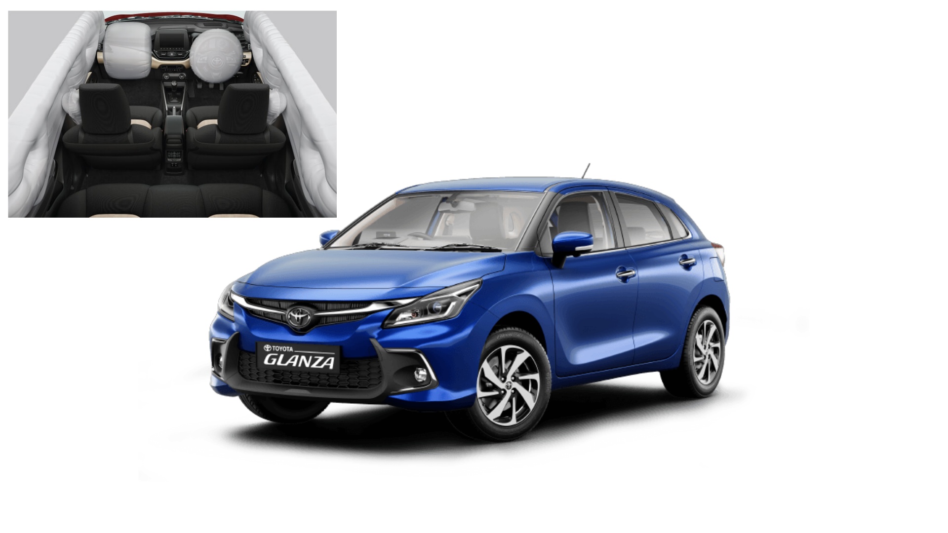 Toyota Glanzaના દરેક વેરિએન્ટમાં મળશે 6 એરબેગ્સ
