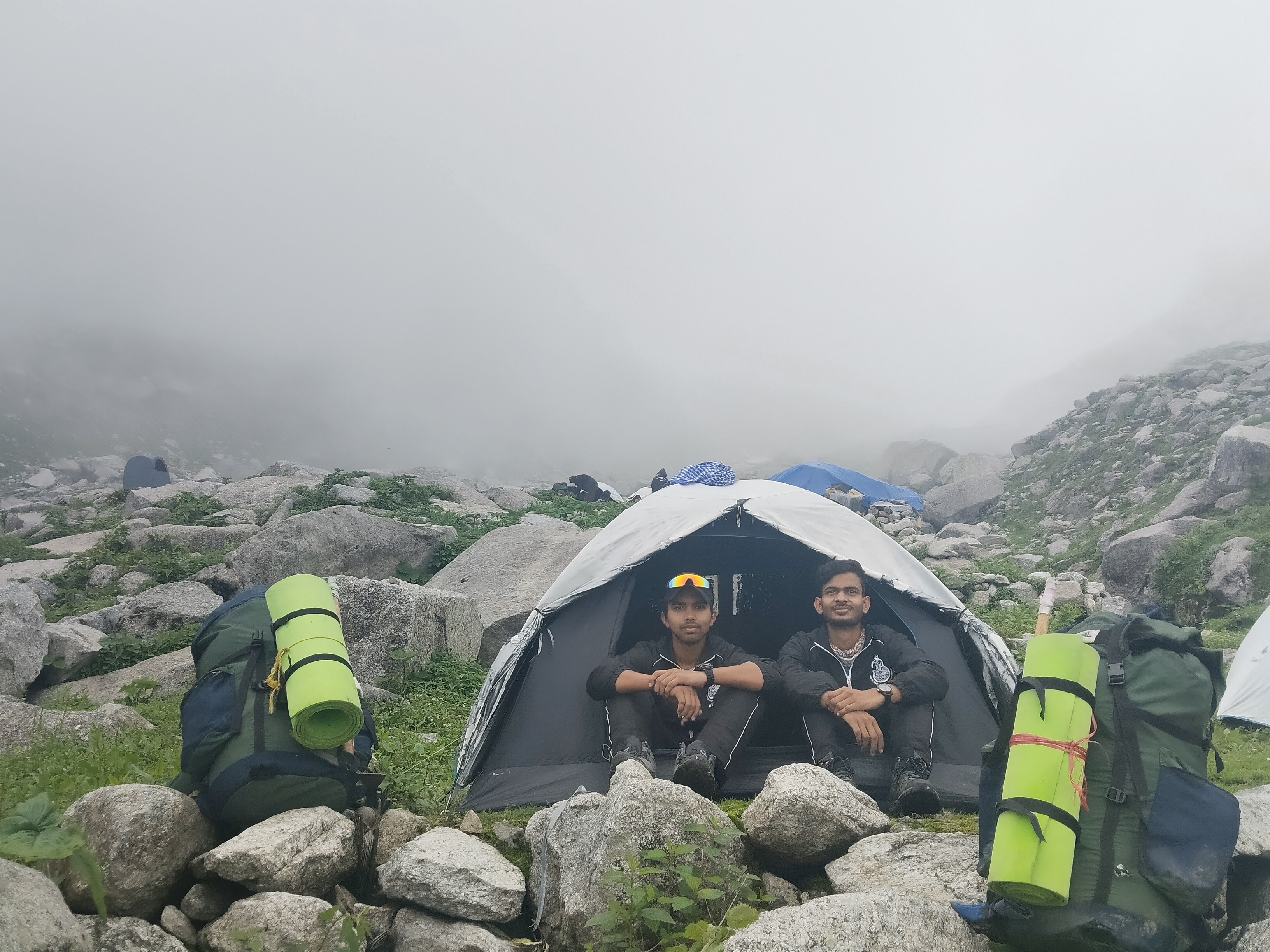Training for staying in camp