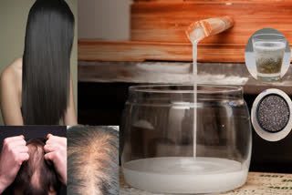 Make a magical gel by mixing chia seeds and rice water, applying it can grow hair on bald head - Experts