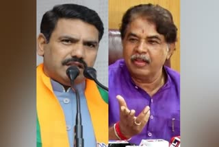 BJP state president B. Y. Vijayendra and  R. Ashok
