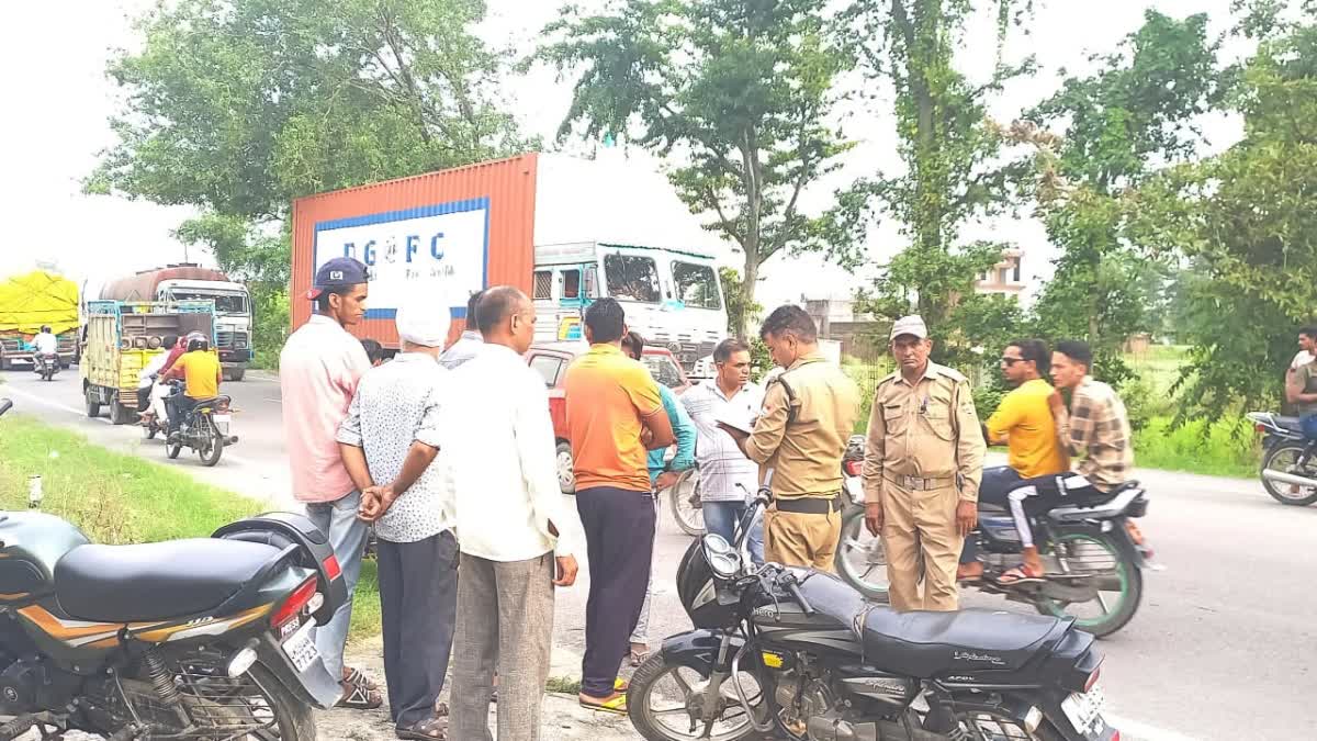 bike rider dies in collision with truck