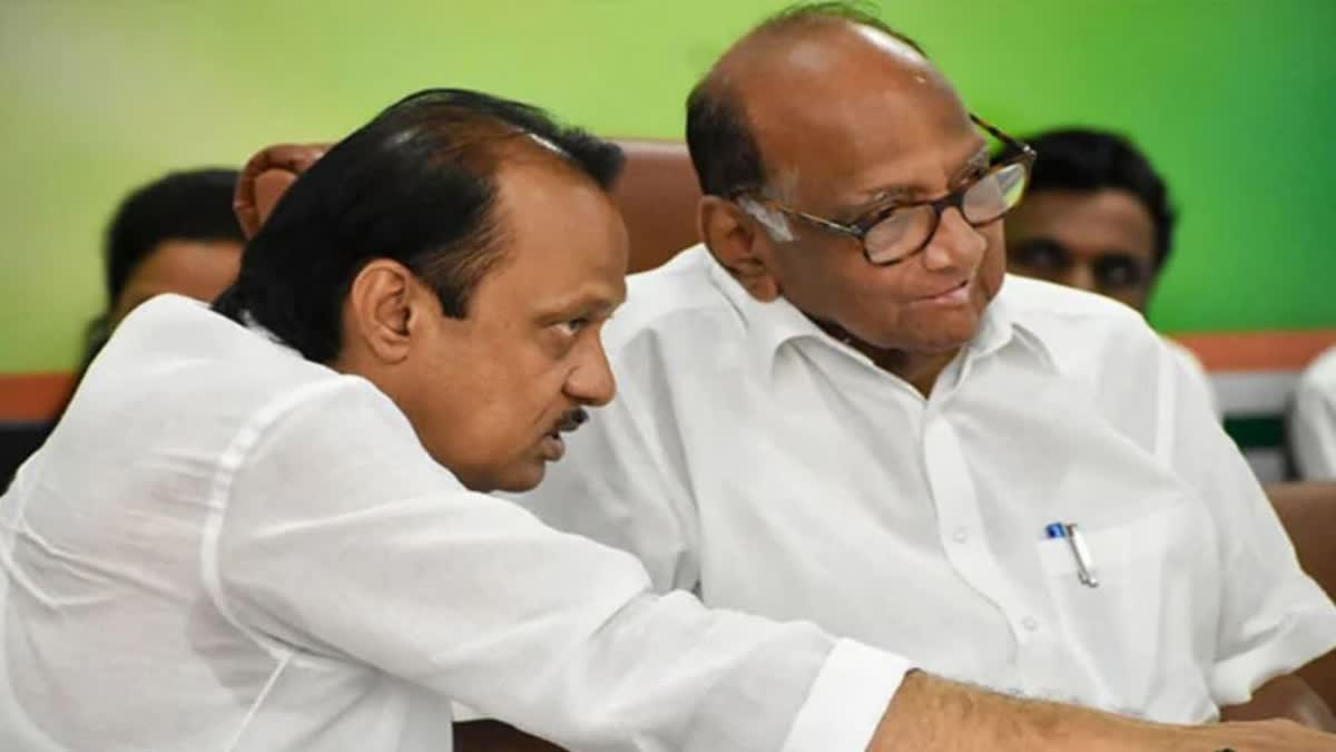 Sharad Pawar and Ajit Pawar (File photo)