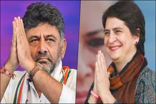 Etv BharatCongress High Command has sharpened its strategies...Priyanka and DK Shivakumar have key responsibilities