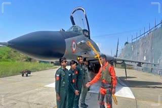 MiG 29 fighter jets squadron at Srinagar