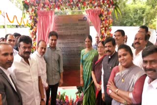 Boys Hostel Foundation Laying by KTR