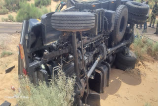 A jawan died and 13 others suffered injuries when a Border Security Force (BSF) truck overturned in the Jaisalmer district. After the accident, the injured were shifted to the Government Jawahir Hospital located at Jaisalmer district headquarters where they are undergoing treatment.