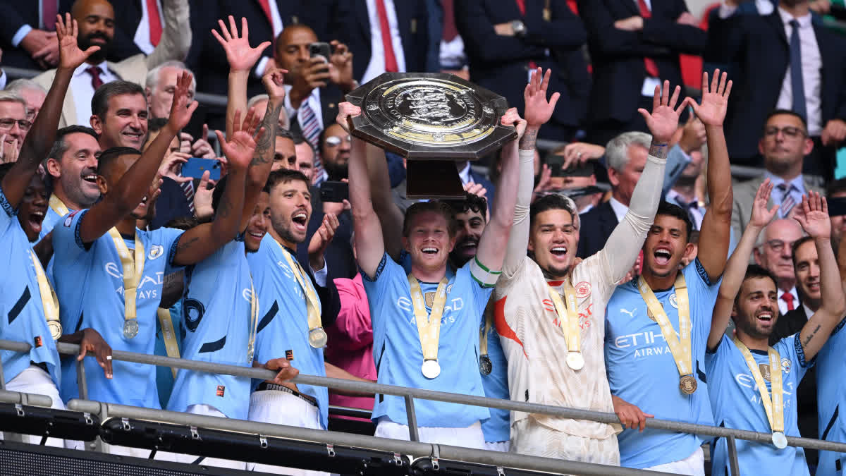 FA COMMUNITY SHIELD 2024  MANCHESTER CITY  MANCHESTER UNITED  കമ്മ്യൂണിറ്റി ഷീല്‍ഡ്