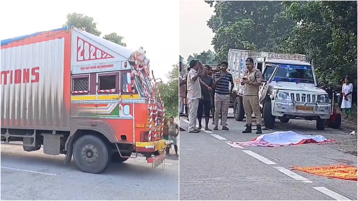 ROAD ACCIDENT  TRUCK RAN OVER DEVOTEES  SHRAAVANA MONDAY