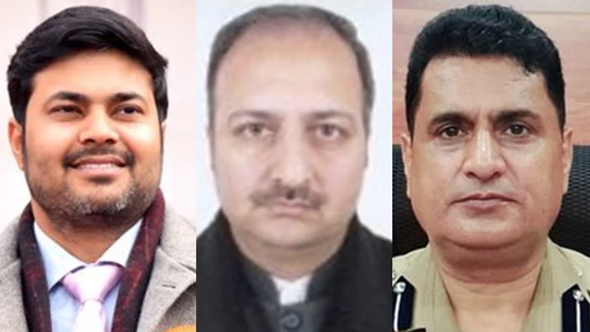 Left to right: DC Kishtwar Devansh Yadav, CJM Kishtwar Mahmud Anwar Al-Nasir and SSP Kishtwar Abdul Qayoom