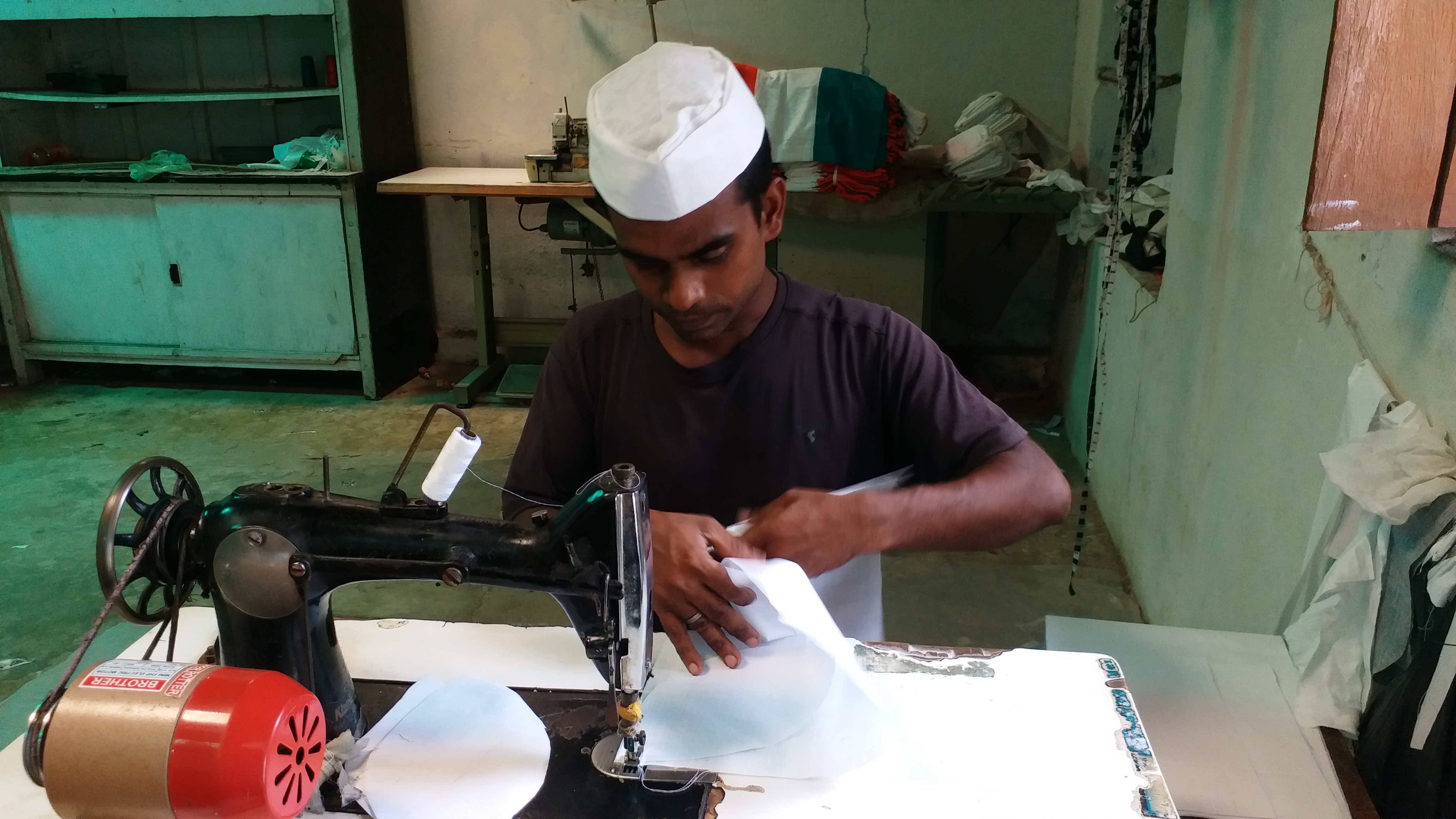 Muslim artisans in Gaya have been making national flag for years