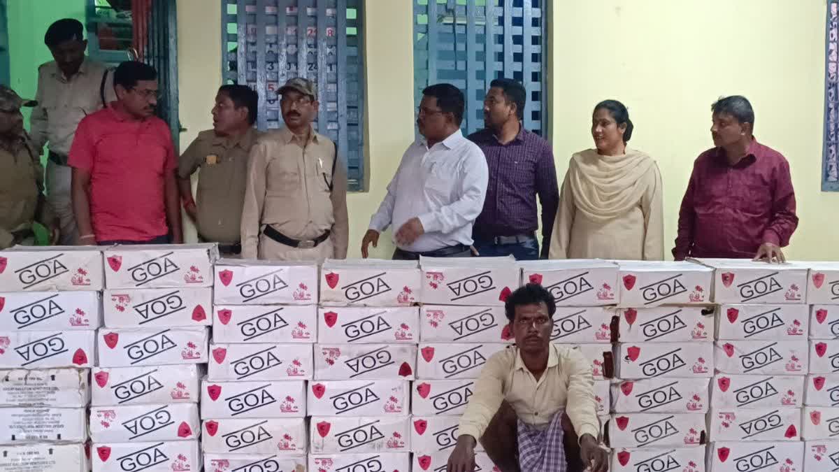 Illegal Liquor Seized In Jagdalpur