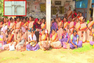 Anganwadi Teachers and Helpers on Strike in Palamuru