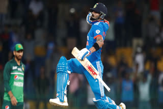 Virat Kohli  Virat Kohli Scored Century against Pakistan  Virat Kohli Performance against Pakistan  Virat Kohli batting  Virat Kohli Six against Naseem Shah  Asia Cup Super 4  Asia Cup 2023  India vs Pakistan  Asia Cup Virat Kohli Century  വിരാട് കോലി  വിരാട് കോലി ബാറ്റിങ്ങ്  ഏഷ്യ കപ്പ്  വിരാട് കോലി സെഞ്ച്വറി  ഇന്ത്യ പാകിസ്ഥാന്‍ വിരാട് കോലി സെഞ്ച്വറി