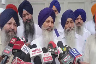 HSGPC president Bhupinder Singh along with the internal committee paid obeisance at Sri Harimandir Sahib.