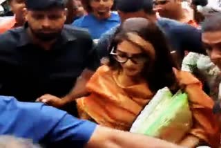 Bengal flat selling case Nusrat Jahan reaches ED office for questioning