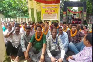 teacher protest in subarnapur