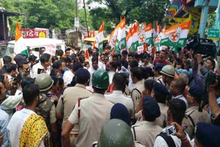 Rail Roko Andolan in Chhattisgarh