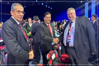 Sarbanada Sonowal in Russia