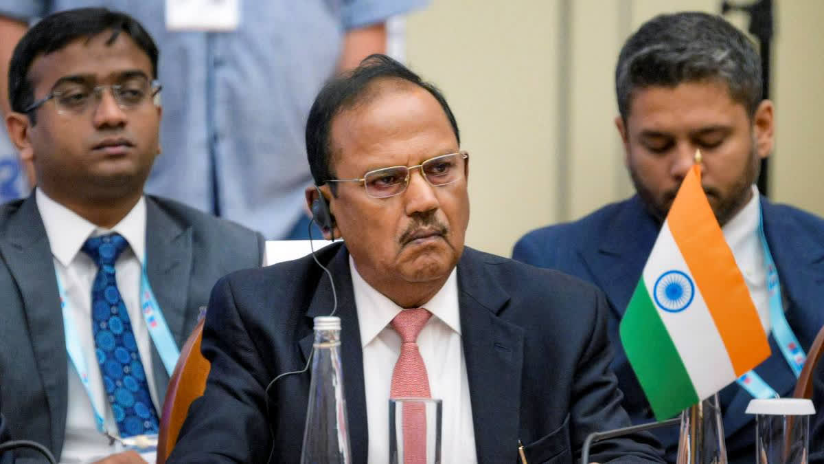 NSA Ajit Doval and his Russian counterpart Sergei Shoigu met in St Petersburg to discuss bilateral cooperation and mutual interests. The meeting, which occurred during a BRICS national security advisors' conclave, was followed by PM Modi's recent visit to Ukraine and his advocacy for a peaceful resolution to the Ukraine conflict.