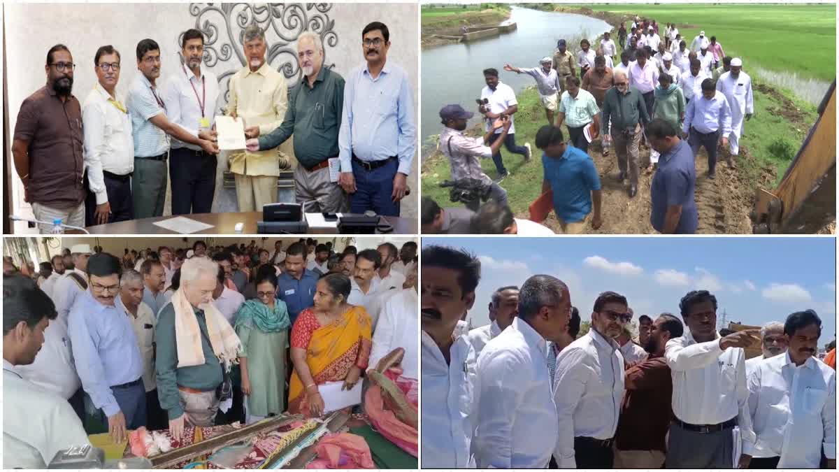 Central Team Meet Chandrababu