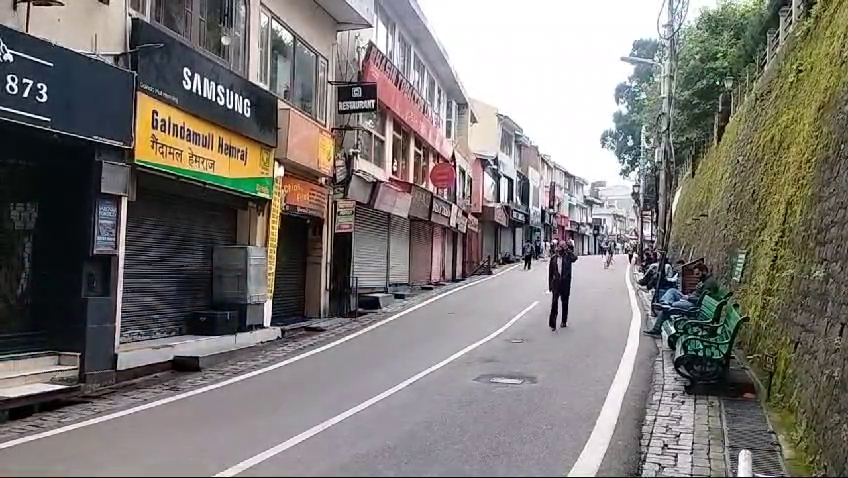 SHIMLA BANDH AGAINST POLICE LATHICHARGE